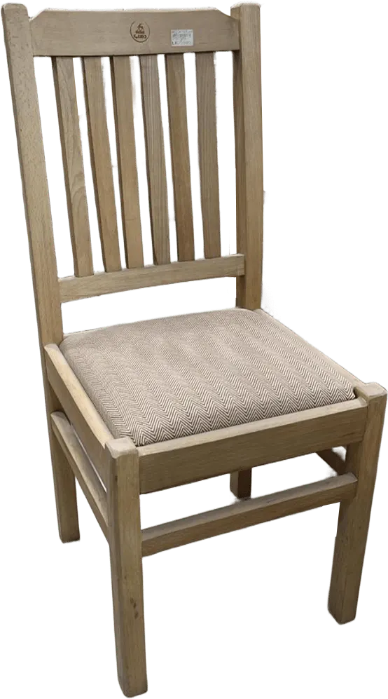 كرسى خشب مطروح منجد ، 6 ريشه ، اصفر