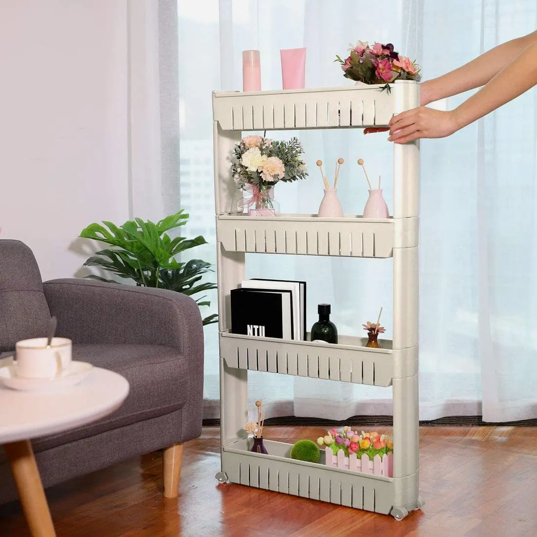 ستاند مطبخ من الوطنية ، بيج ، 4 دور