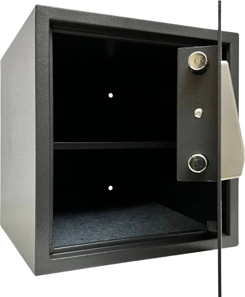 خزنة نقود الكترونية للفنادق إل جي، قفل ديجيتال مع مفتاح للطوارئ، إنذار طوارئ، ألوان متعددة، EA 40