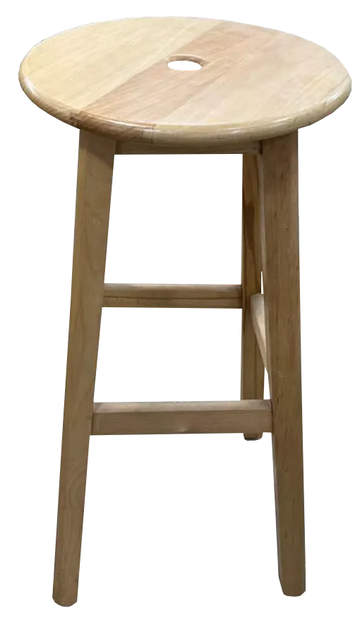 كرسي خشب بدون ظهر ، بيج ، 80 سم