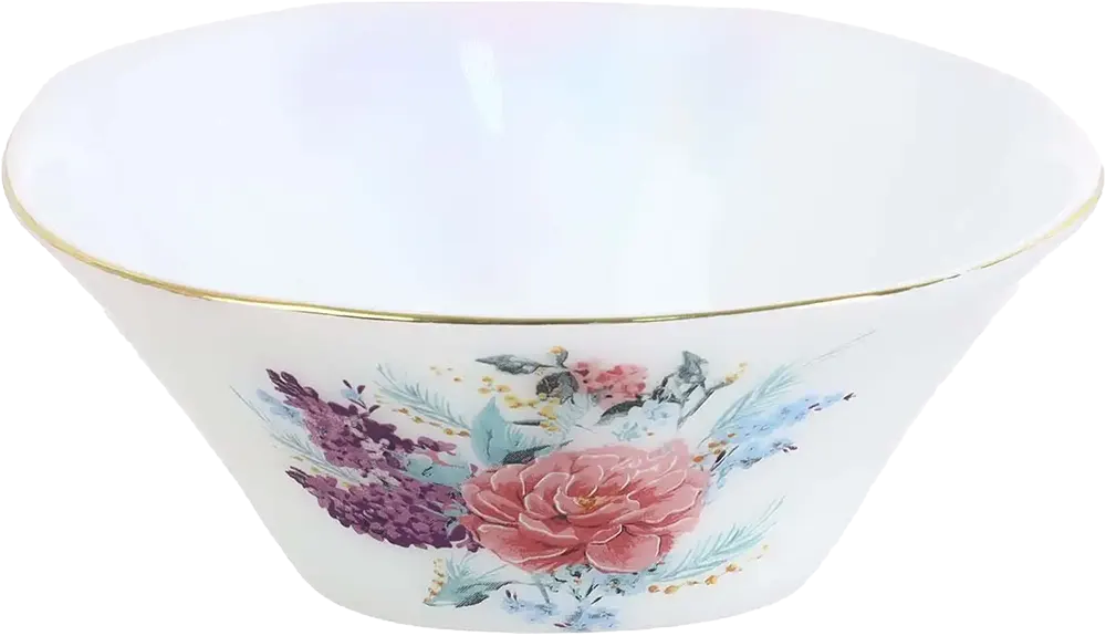 طقم عشاء اركوبال تايلاندي ، 58 قطعة، أبيض و بينك