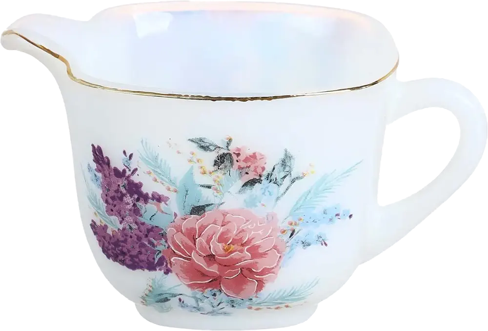 طقم عشاء اركوبال تايلاندي ، 58 قطعة، أبيض و بينك