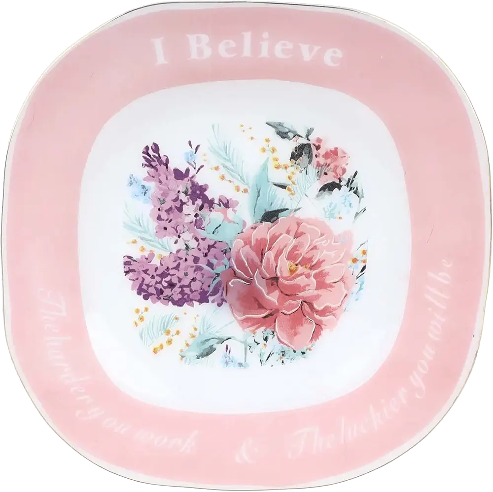 طقم عشاء اركوبال تايلاندي ، 58 قطعة، أبيض و بينك