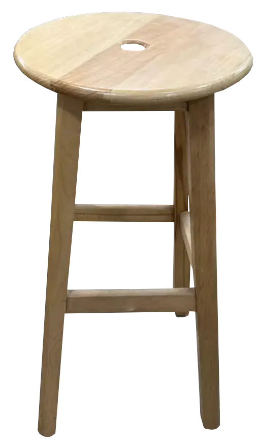 كرسي خشب بدون ظهر ، بيج ، 70 سم