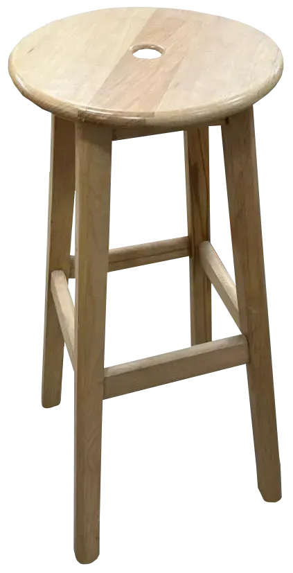 كرسي خشب بدون ظهر ، بيج ، 70 سم