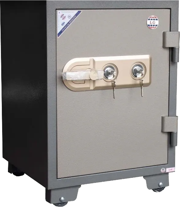 خزنة نقود إل جي فيتنامي، قفل ميكانيكي، فولاذ مقوى، مقاومة للحرائق، 67×48×48 سم، رمادي، LG 67K