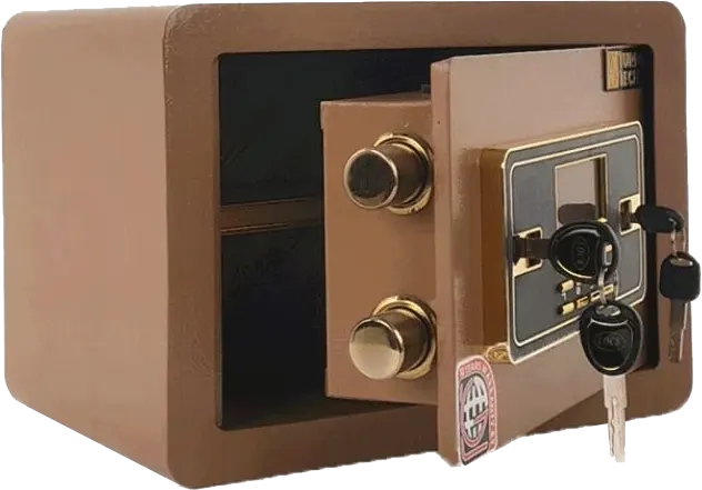 خزنة نقود تربو تيك من إل جي، نظام قفل ديجيتال وميكانيكي متقدم، هيكل فولاذي، باب مقاوم للحفر، 25×35×25 سم، LS 25