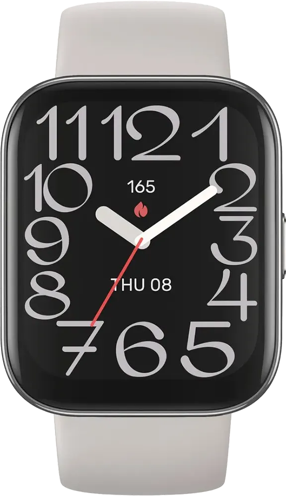 ساعة ذكية أمازفت Bip 5 يونتي ، بلوتوث، شاشة لمس 1.91 بوصة، مقاومة للماء، رمادي