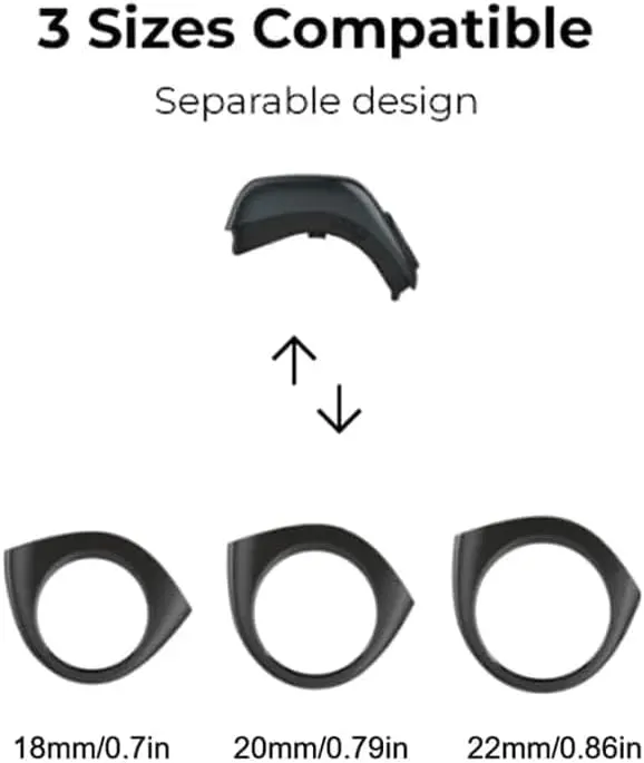 خاتم التسبيح الذكي من IQIBLA، بلوتوث 5.1، شاشة oled، مقاوم للماء، تذكيرات بالصلاة، 3 مقاسات، ألوان متعددة، J01
