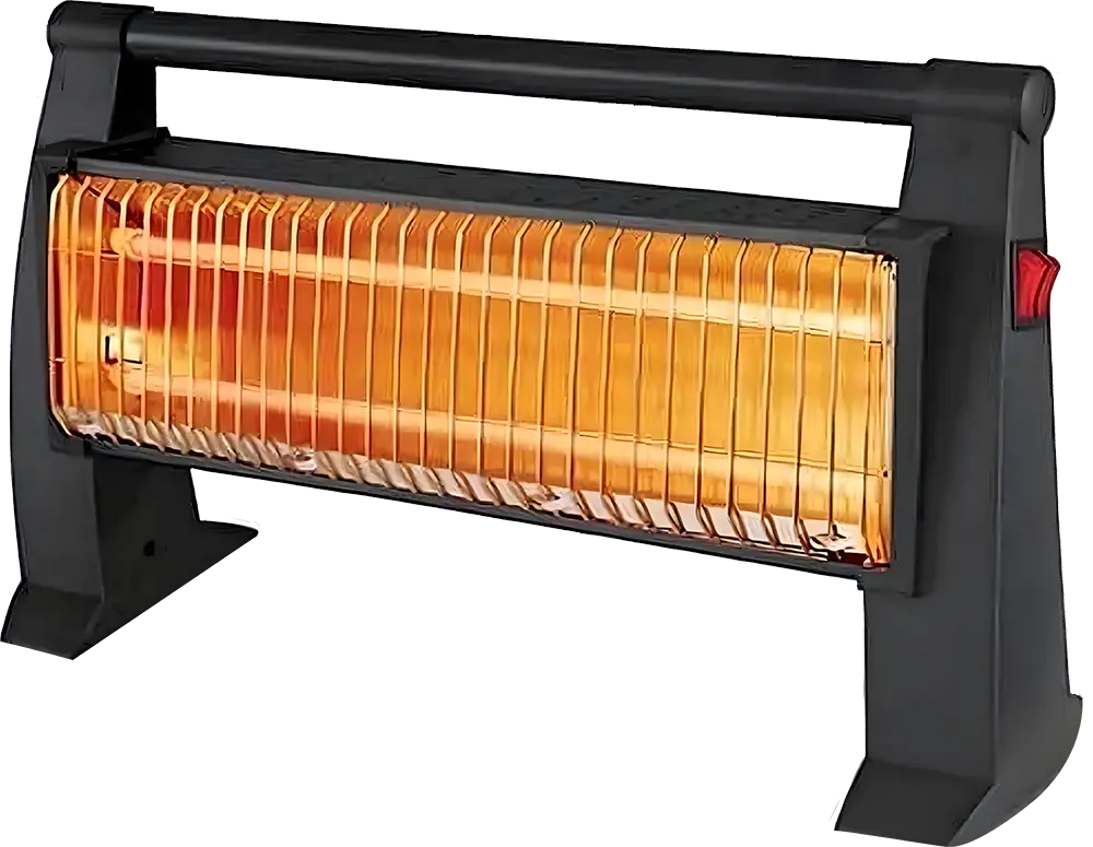 iHome Electric Halogen Heater, 1500 Watts, 3 Bulbs, Black, Model  KI-2820