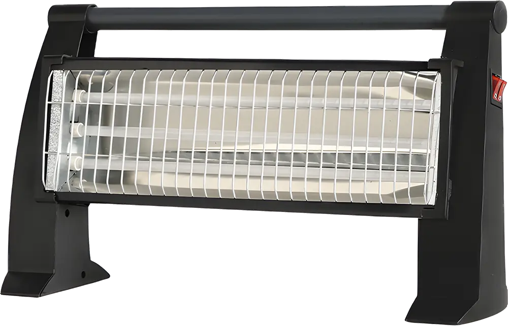 iHome Electric Halogen Heater, 1500 Watts, 3 Bulbs, Black, Model  KI-2820