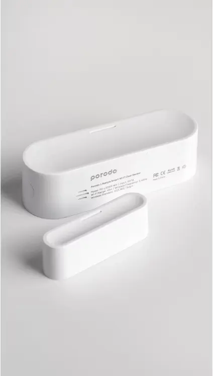 جهاز استشعار ذكي للأبواب والنوافذ من بورودو لايف ستايل، بطارية تدوم 3500 مرة سنويا، واي فاي، تنبيهات فورية، يدعم مساعد جوجل-تويا الصوتي، تركيب سهل