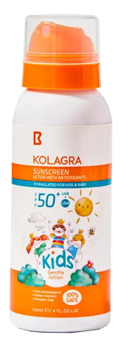 كولاجرا صن بلوك للاطفال سبراي بعامل حمايه من الشمس 50+ ، 120 مل