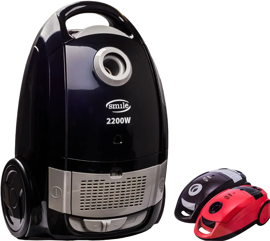 مكنسة كهربائية سمايل، 2200 وات، 5 لتر، أحمر، SML-VC220