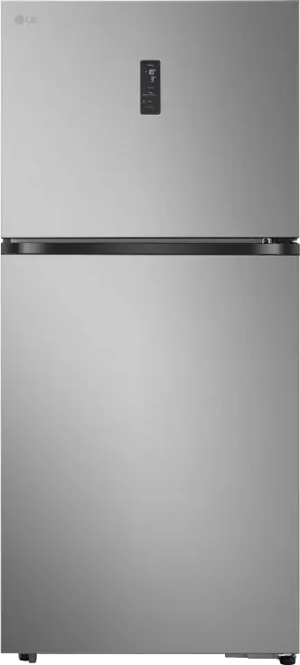ثلاجه ال جي نوفرست ، 612 لتر ، 2باب ، انفرتر ، بلاتنيوم سيلفر  ، GRTB622PFBQ