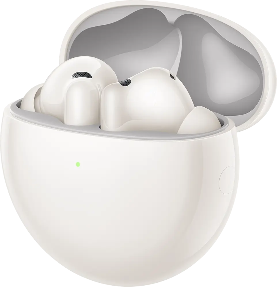 سماعات اذن لاسلكية هواوي 7I، بلوتوث 5.4، تقنية ANC 4.0، مقاومة للماء ip54، بطارية 510 مللي أمبير، وقت تشغيل 35 ساعة، تحكم باللمس، أبيض، T0025