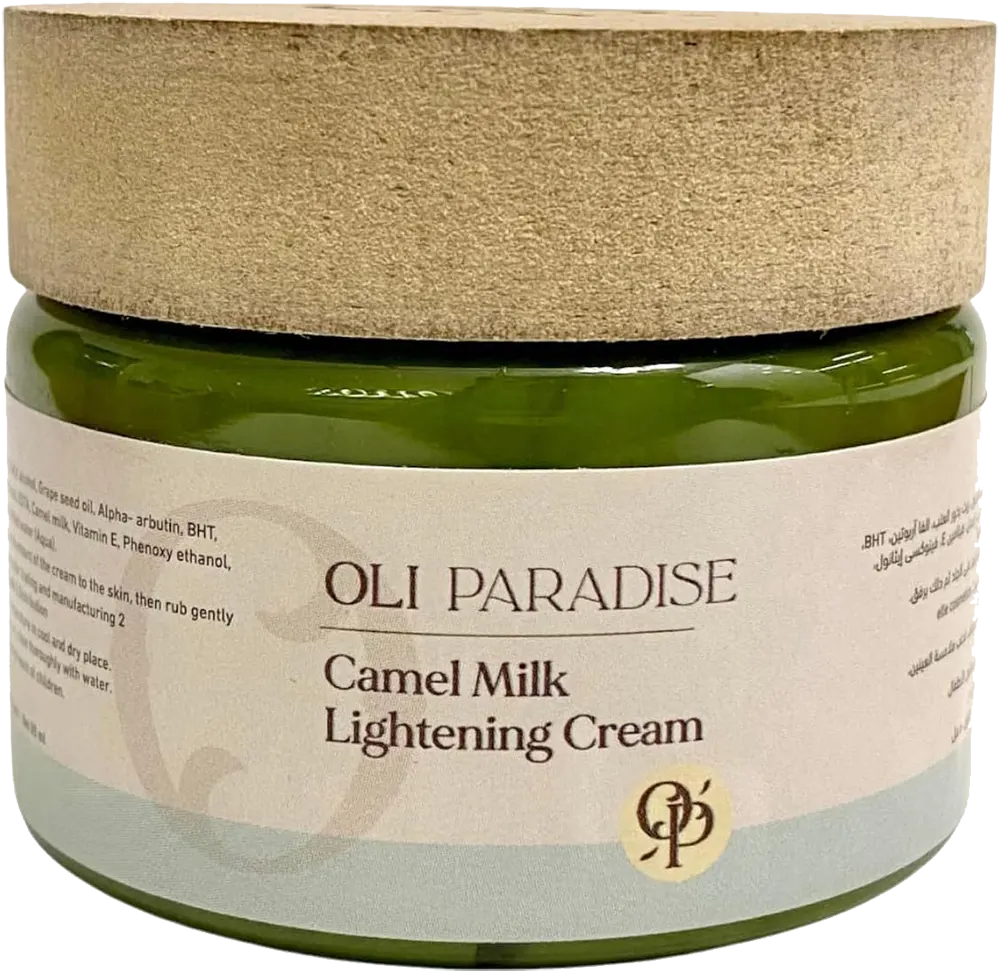 كريم تفتيح البشرة اولي باراديس، كريم حليب الابل، 80 مل