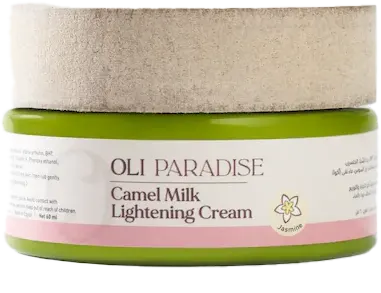 كريم تفتيح البشرة اولي باراديس، كريم حليب الابل بالياسمين، 60 مل