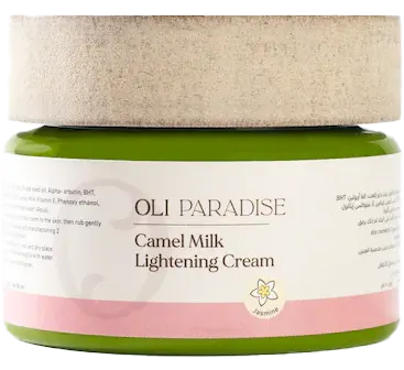 كريم تفتيح البشرة اولي باراديس، كريم حليب الابل بالياسمين، 80 مل