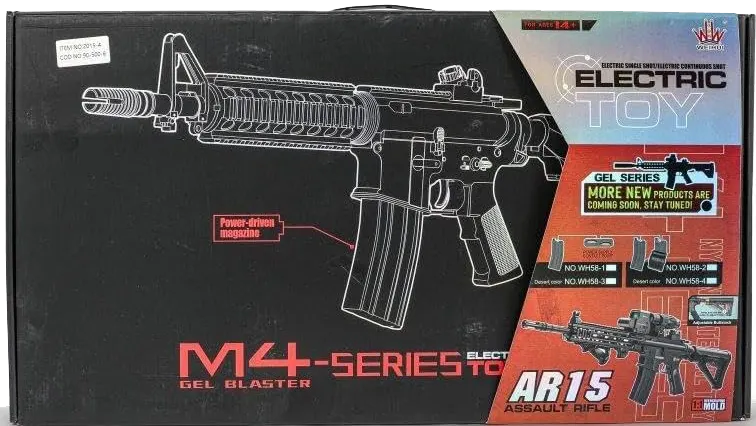 بندقية طلقات جل من نوع M4 ، شحن كهرباء، مخزن سهل التركيب ،WH58-1