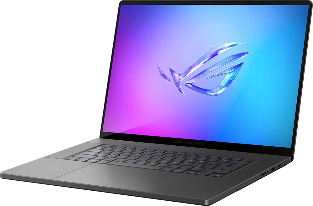 لاب توب اسوس روج زيفروس جي 16 (2025) GA605KP-AI327W معالج AMD Ryzen AI 7 HX 350، رامات 32 جيجابايت، هارد ديسك 1 تيرابايت SSD ، كارت شاشة NVIDIA GeForce RTX™ 5070 سعة 8 جيجابايت، شاشة 16.0 بوصة أوليد دقة 2.5 ، ويندوز 11، رمادي