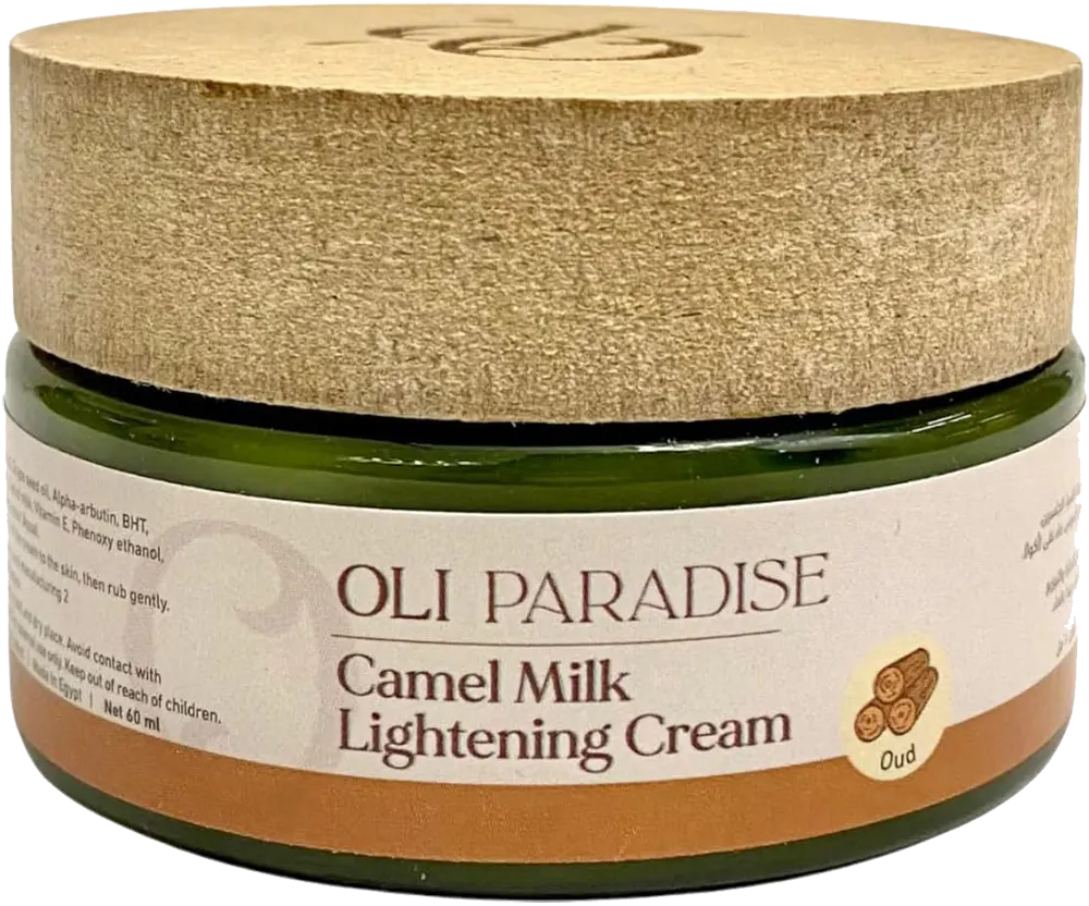 كريم تفتيح البشرة اولي باراديس، كريم حليب الابل بالعود، 60 مل