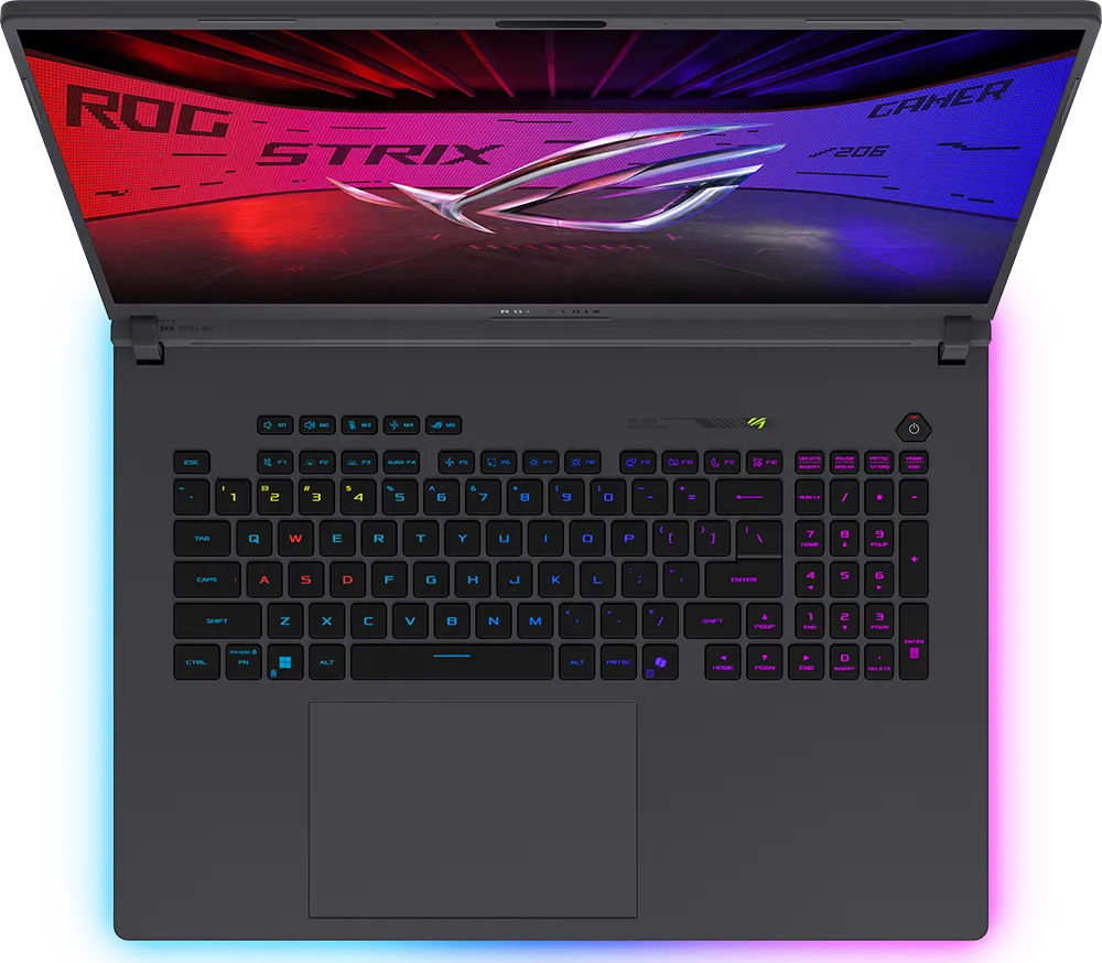 لاب توب اسوس روج سترايكس جي 18 (2025) G815LW-S9033W معالج Intel® Core™ Ultra 9 275HX ، رامات 32 جيجابايت، هارد ديسك 1 تيرابايت SSD، كارت شاشة نفيديا جي فورس RTX™ 5080 سعة 16 جيجابايت، شاشة 18 بوصة دقة WQXGA، ويندوز 11 هوم، رمادي