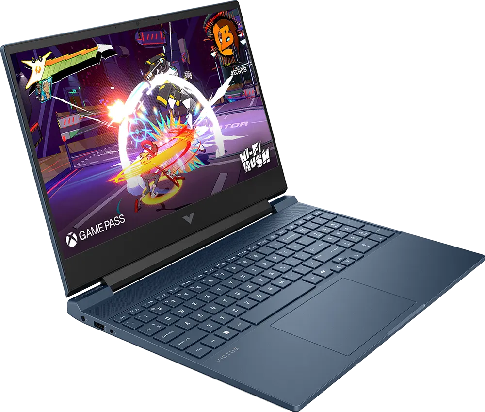 لاب توب للألعاب اتش بي فيكتوس 15-FA1038NE ، معالج إنتل® كور™ i7-13700H، الجيل الثالث عشر ، رامات 8 جيجابايت، هارد ديسك سعة 512 جيجابايت SSD ، كارت شاشة NVIDIA® GeForce RTX™ 3050، سعة 6 جيجابايت GDDR6، شاشة مقاس 15.6 بوصة FHD IPS، نظام التشغيل دوس، أزرق