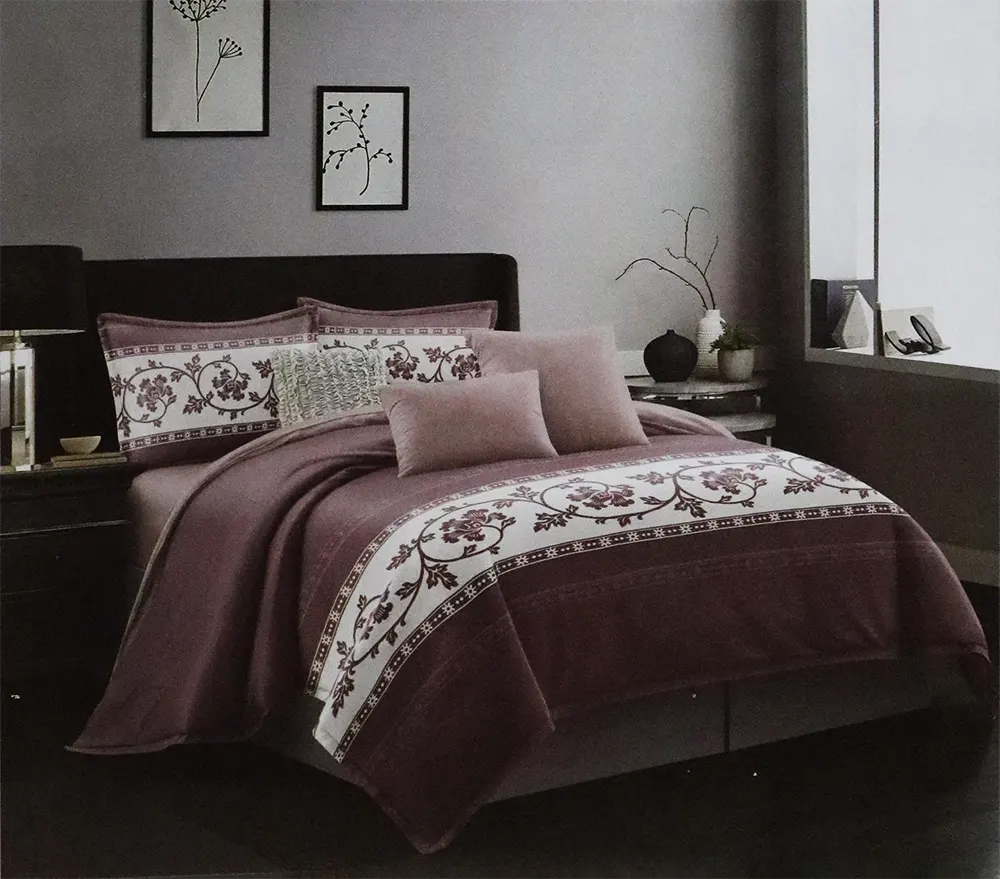 كوفرتة سرير صيفي من جوزال، مقاس 250 × 230 سم، 3 قطع، أشكال متعددة