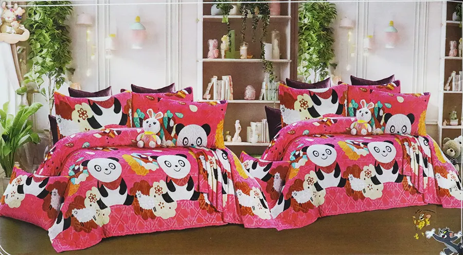 طقم دفاية اطفال ، مقاس 200X 180 ، مكون من 6 قطع