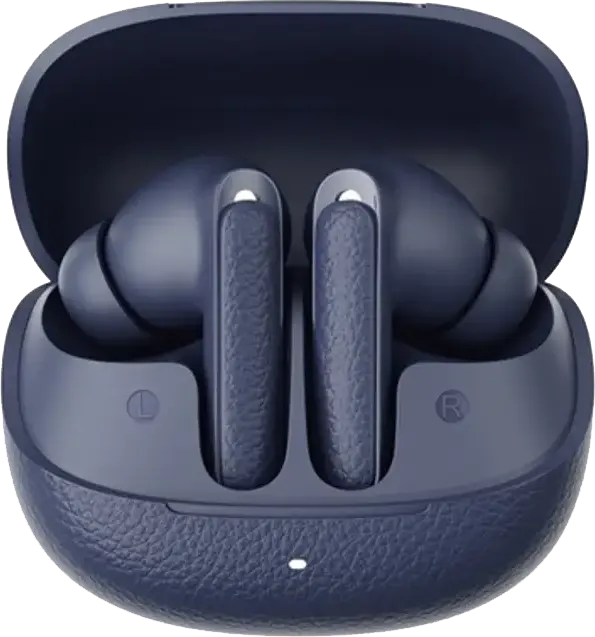 سماعة اذن لاسلكية كيو سي واي T15، بلوتوث 5.5، خاصية ANC تكيفي حتى 45 ديسيبل، وقت تشغيل 25 ساعة، أزرق، BH24HT15A