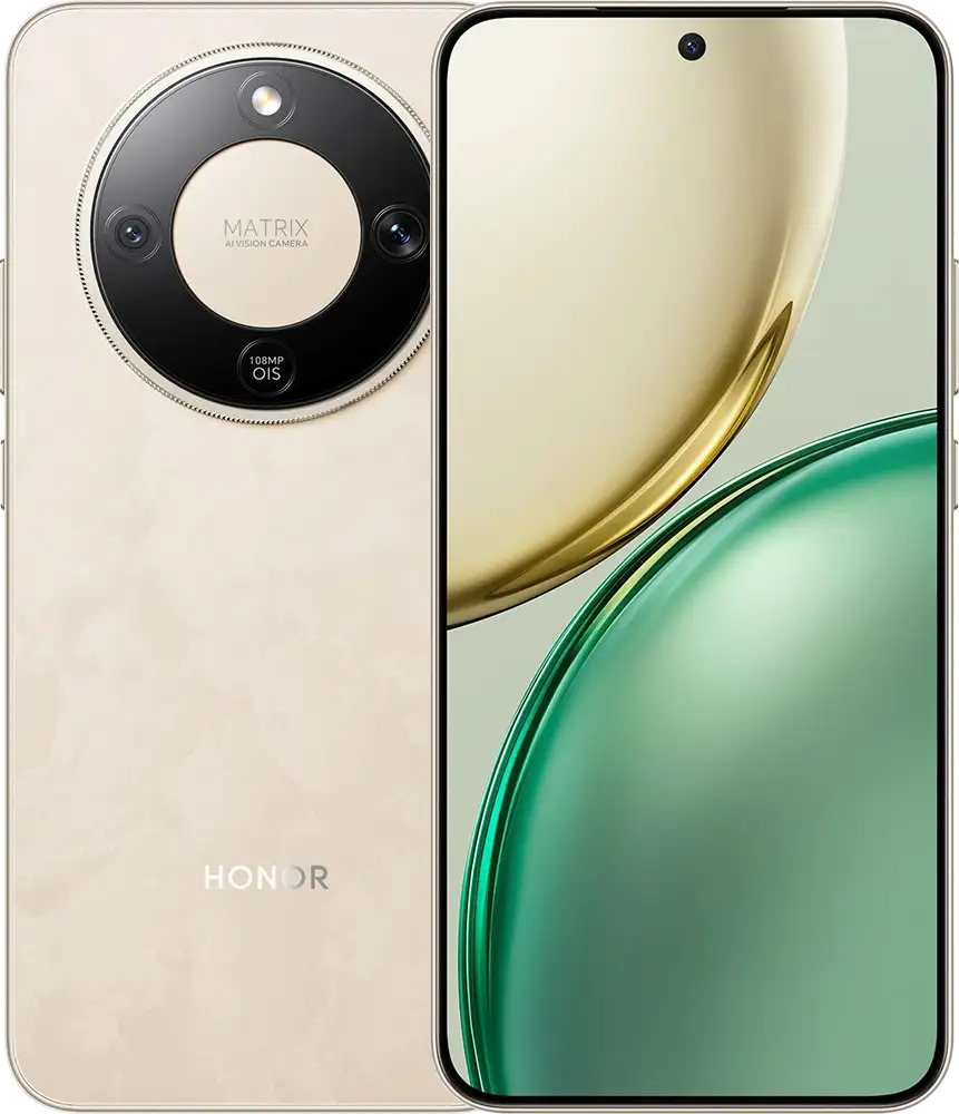 موبايل هونر X9D، ثنائي الشريحة، ذاكرة داخلية 256 جيجابايت، رامات 12 جيجابايت، شبكة الجيل الخامس، ذهبي