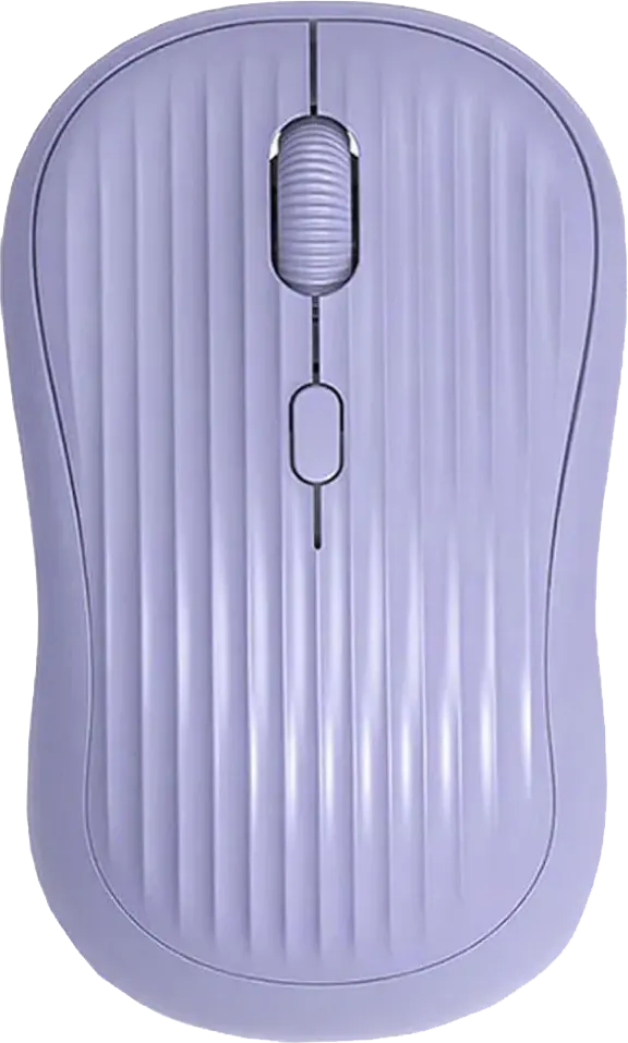 ماوس لاسلكي جيجا ماكس بلس، قابل للشحن، 3200 نقطة فى البوصة، 4 أزرار، بنفسجي، GM-16