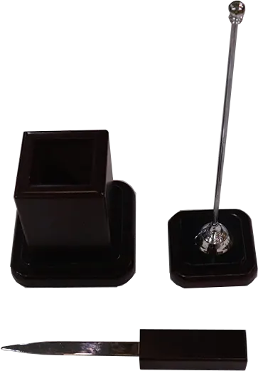 طقم مكتب خشب ، مكون من 7 قطع ، اسود ، K-MAX 207