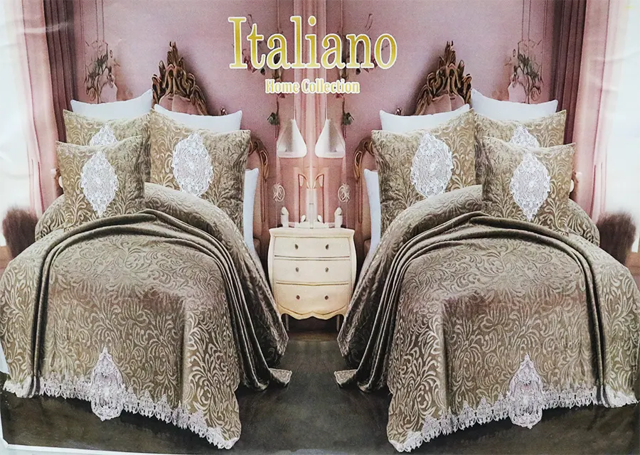 مفرش قطيفه اطفال رومانس ، 6 قطع ، مقاس 220X160 ، متعدد الالوان