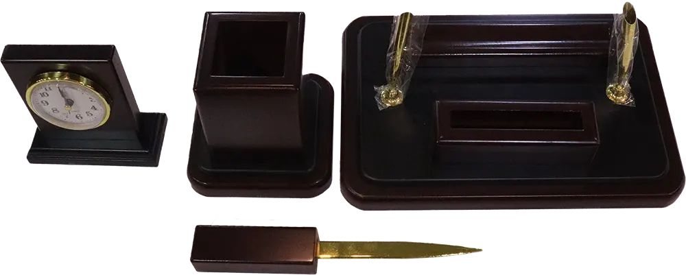 طقم مكتب خشب ، مكون من 9 قطع ، نبيتي*أسود، K-MAX 107