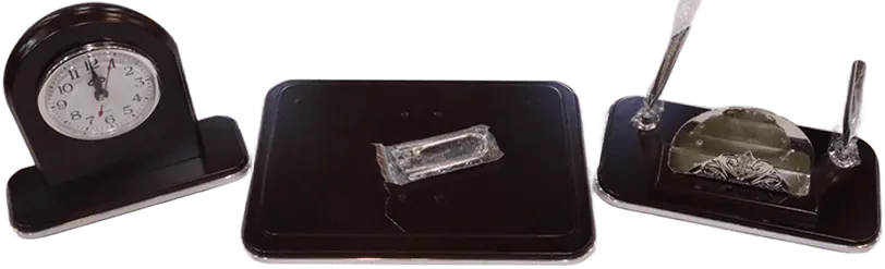 طقم مكتب خشب 9 قطع ، بني غامق ، K-MAX 648