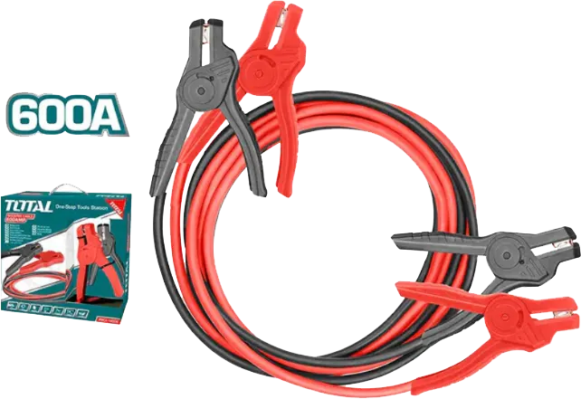 كابل توصيل بطاريه سياره توتال تولز ، 600 امبير ، 3 متر ، احمرXاسود ، PBCA16008