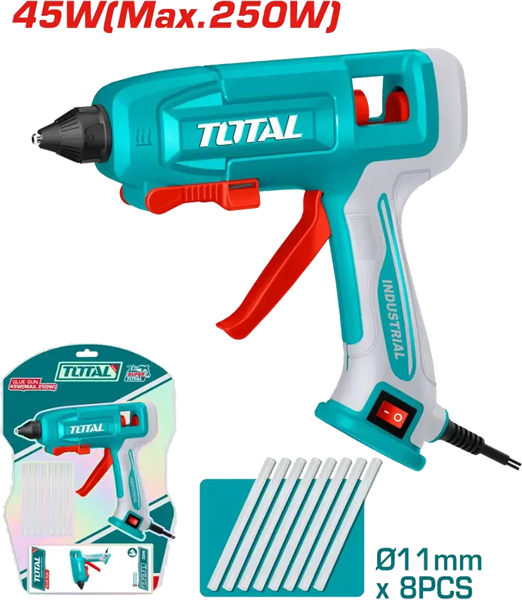 مسدس شمع توتال تولز ، 250 وات ، قطر 11.2 مللي ، ازرق ، TT401116