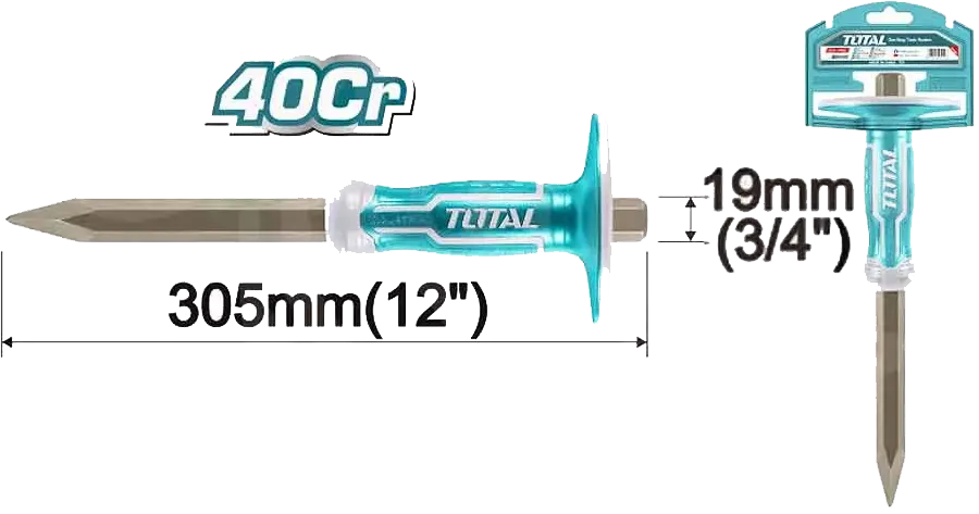 اجنة مسمار توتال تولز ، 12 بوصة ، للخدمات الشاقه ، THT4421219