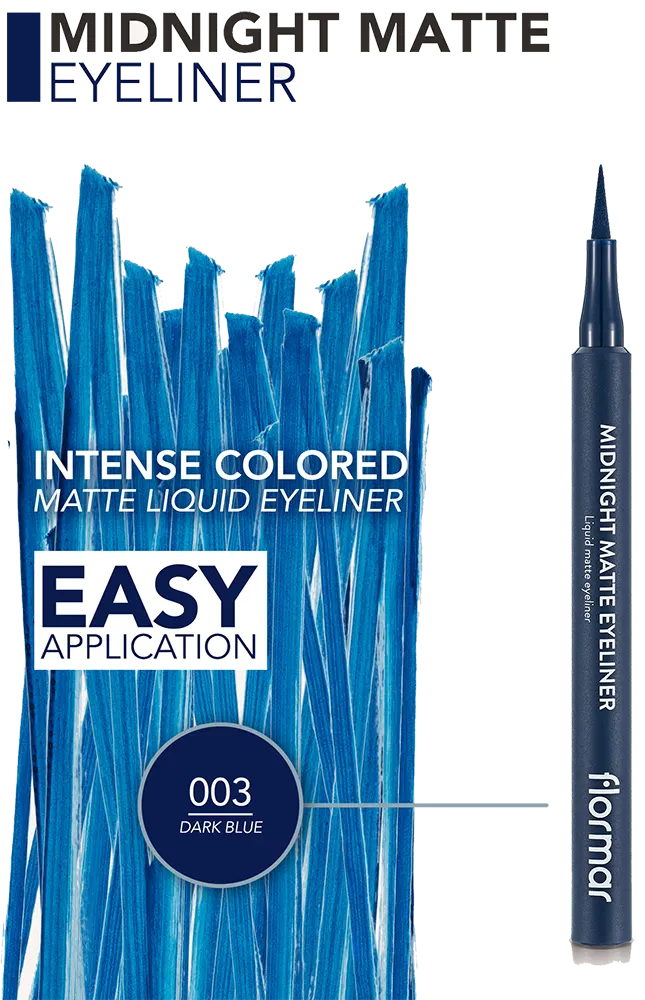 ايلاينر ميدنايت مات من فلورمار، 03 ازرق داكن