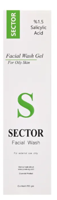 غسول سيكتور غسول للبشرة الدهنية، 250 جم