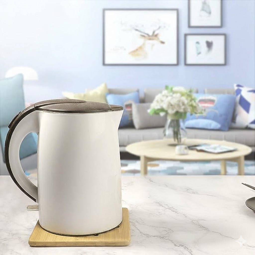 كوستر خشبي بامبو مربع دبل ،134