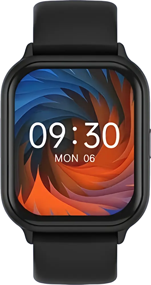 ساعة ذكية من سمارت جيت SGW-S، شاشة لمس TFT مقاس 1.83 بوصة، بلوتوث V5.2، مقاومة للماء IP68، بطارية 250 مللي أمبير، لون أسود