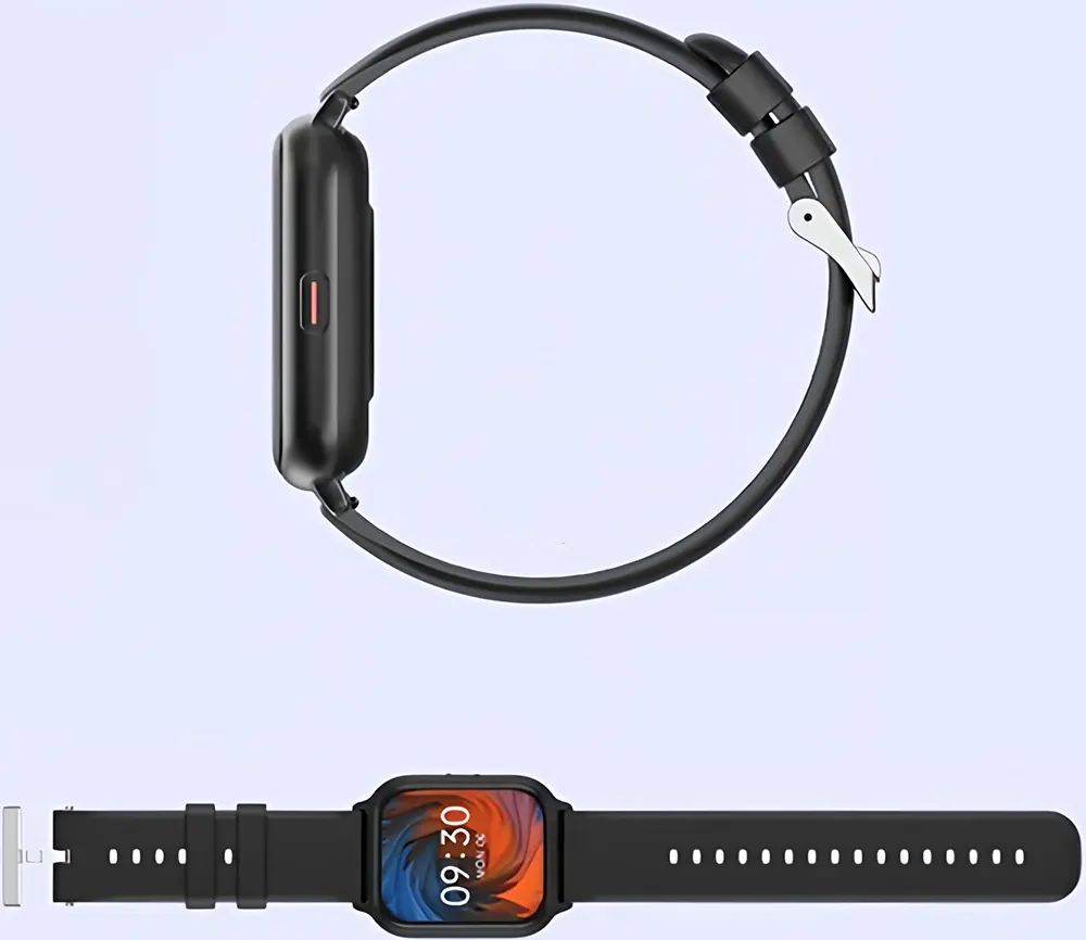 ساعة ذكية من سمارت جيت SGW-S، شاشة لمس TFT مقاس 1.83 بوصة، بلوتوث V5.2، مقاومة للماء IP68، بطارية 250 مللي أمبير، لون أسود