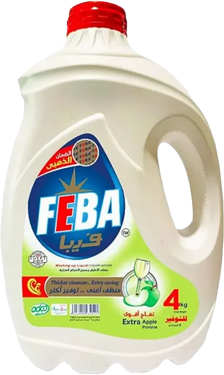 فيبا سائل تنظيف الاطباق، رائحة التفاح، 4 كجم