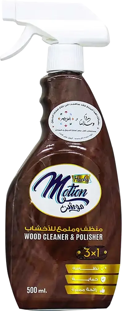 موشن منظف وملمع للاخشاب، 500 مل