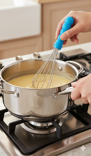 مضرب بيض استانلس يد بلاستيك ، ازرق ، 6501