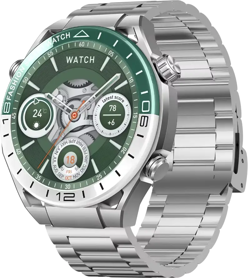 ساعة هاينو تيكو الذكية، شاشة AMOLED مقاس 1.43 بوصة، مقاومة للماء، 3 أحزمة، ألوان متعددة، RW-67