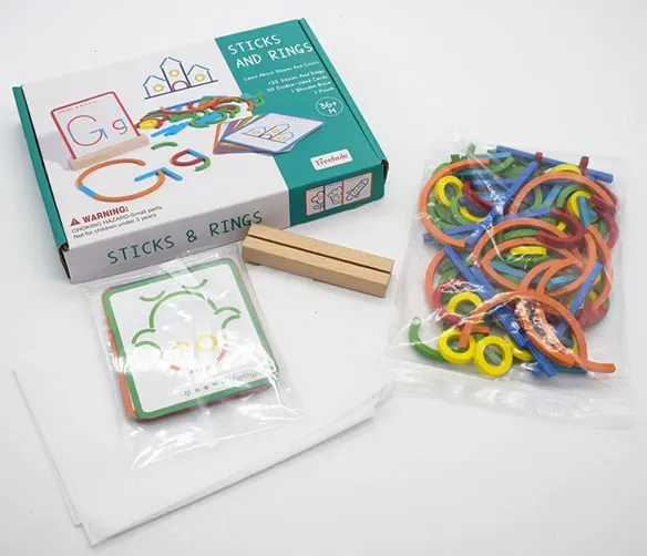 الغاز مطابقة الاشكال و تمييز الالوان و الحروف ، اشكال متعددة ، 3001